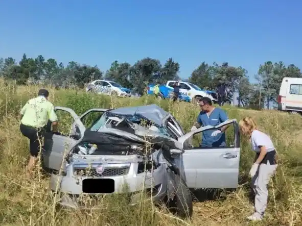 Se produjeron tres accidentes en menos de dos horas en la Autovía 14 al sur de Entre Ríos