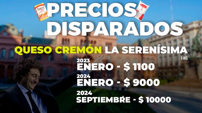 precios disparados cremón septiembre 24