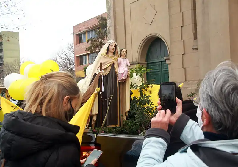 Por la salud. El pedido a la Virgen