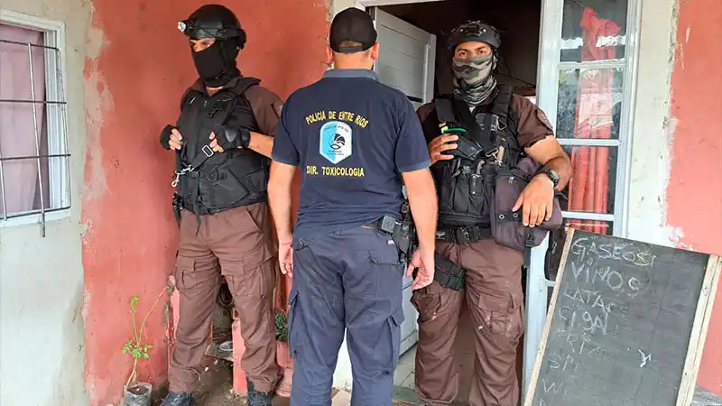 Detuvieron a nueve personas en un impactante operativo