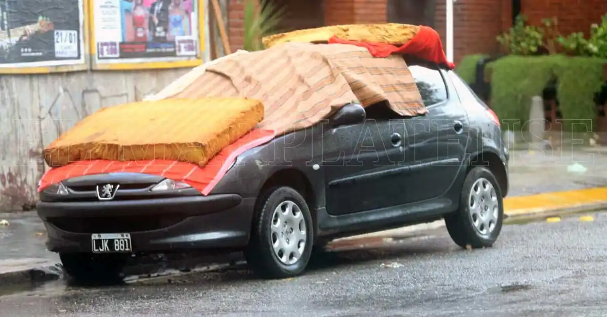 Temporal de lluvia y granizo: rige un alerta meteorológico