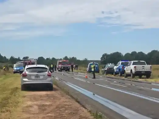 Tragedia en la Ruta 136 Internacional: murió la mujer embarazada internada y también su bebé en gestación