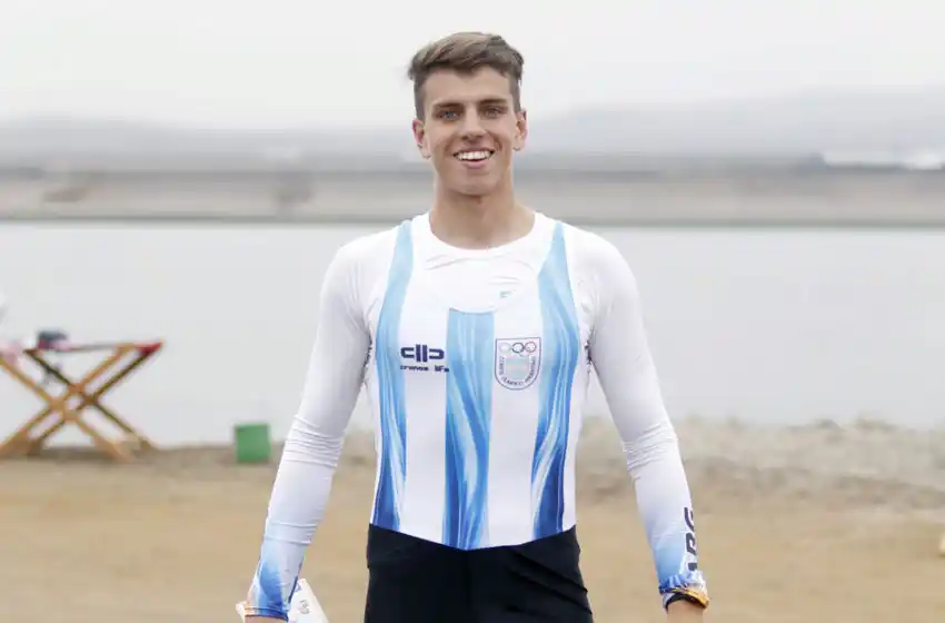 Agustín Scenna con los colores de la Selección Argentina.
