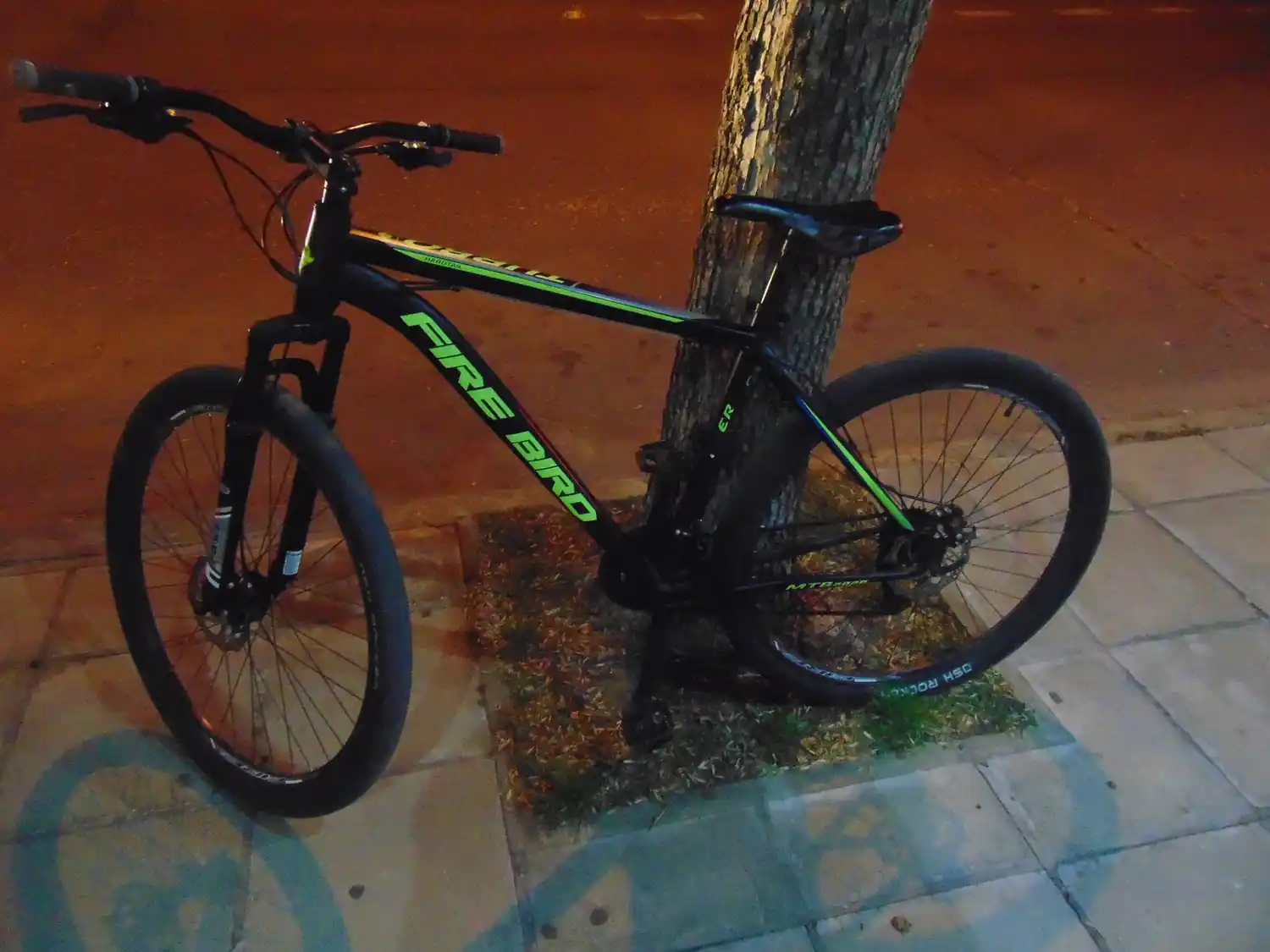 La bicicleta en que se movilizaba el hombre de 40 años.