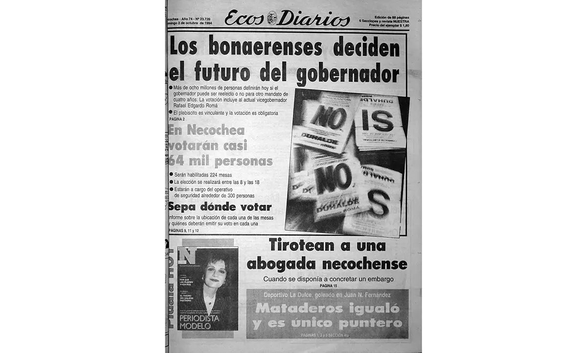 Domingo 2 de octubre de 1994