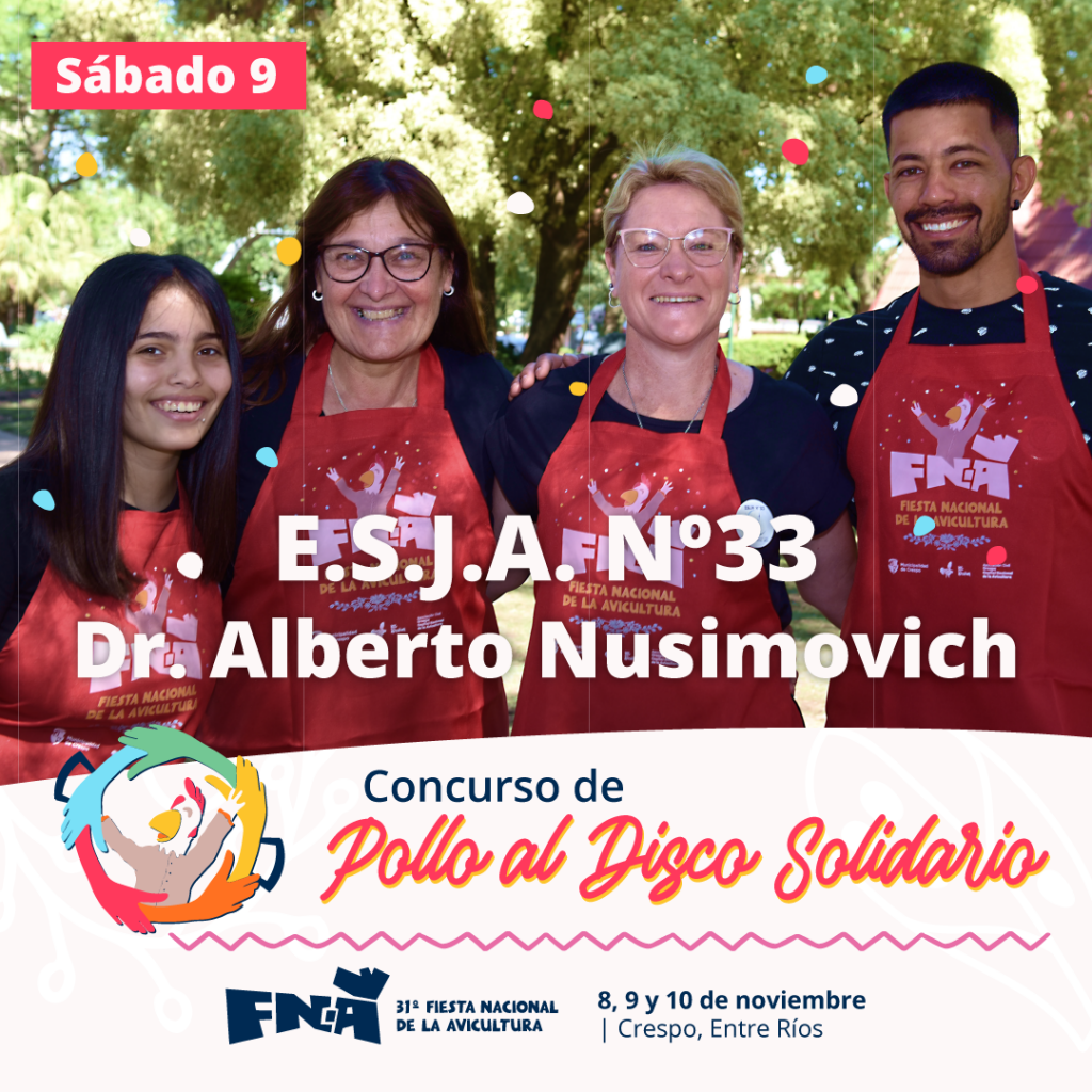 Pollo al disco solidario FNA 2024