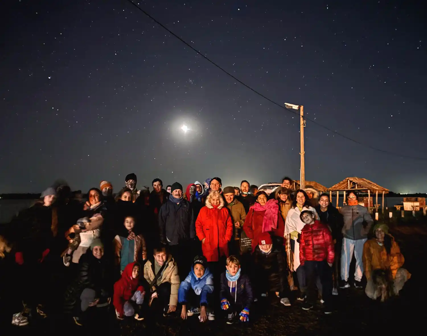Las maravillas del cielo desde el Balneario Municipal.