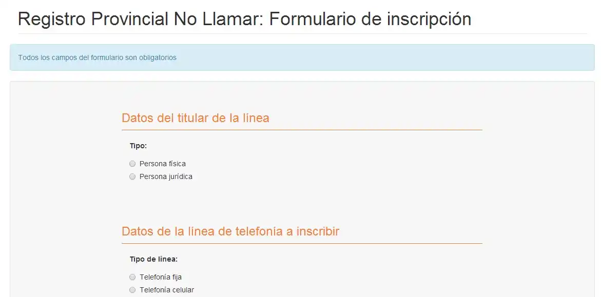 Está en vigencia el "Registro No Llamar" en la Provincia