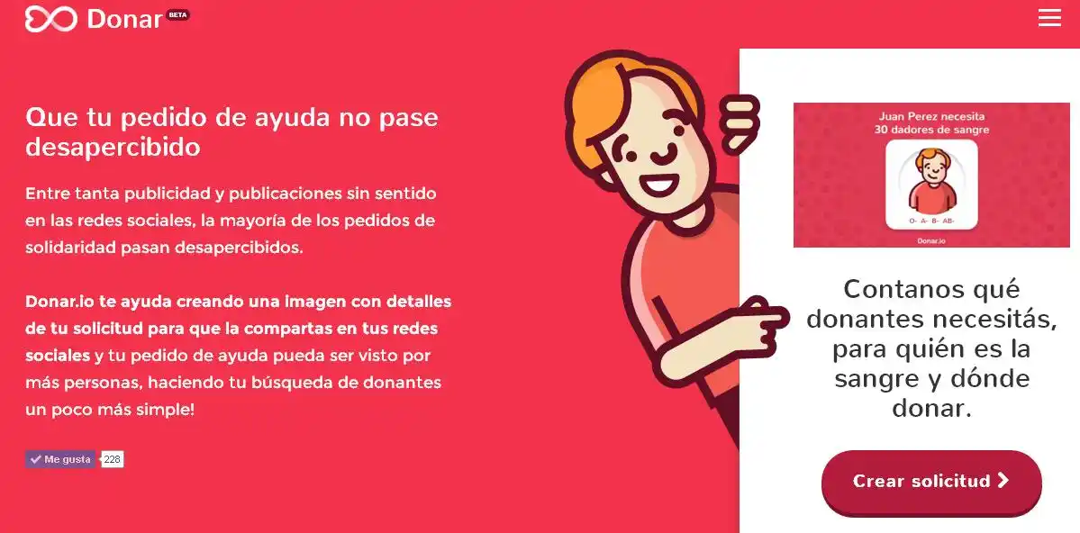 Un sitio para todos los donantes