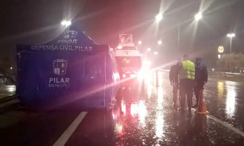 Un motociclista murió en un trágico accidente en Panamericana