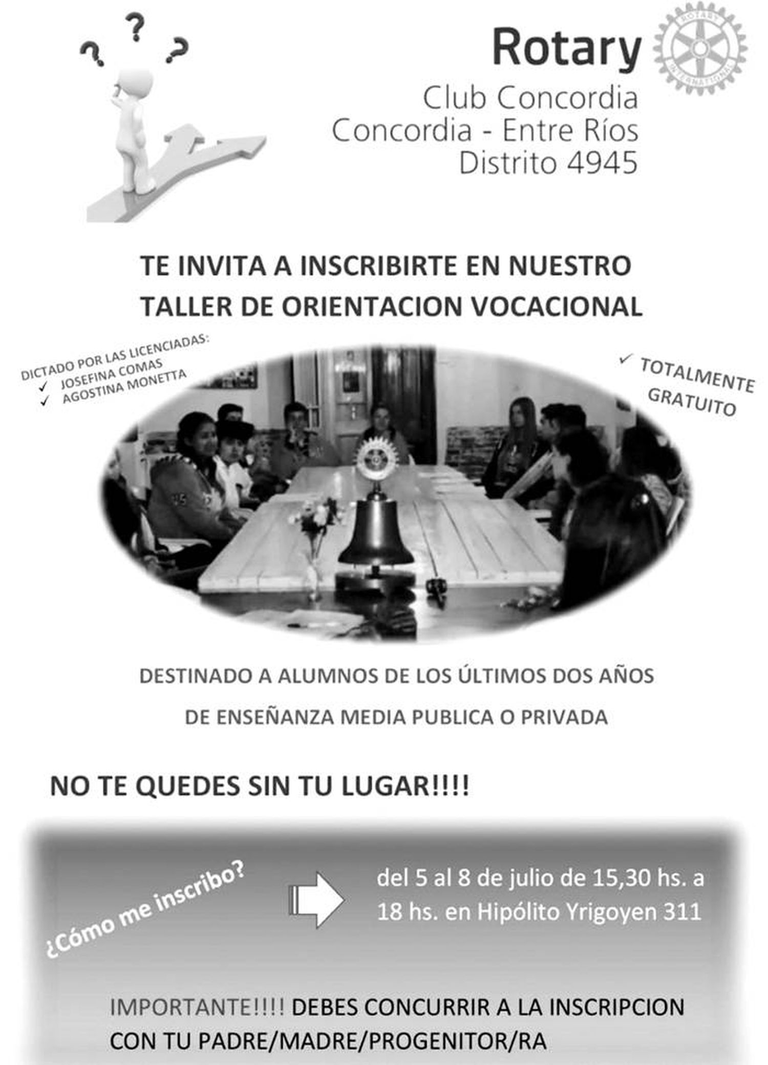 Talleres de orientación  vocacional