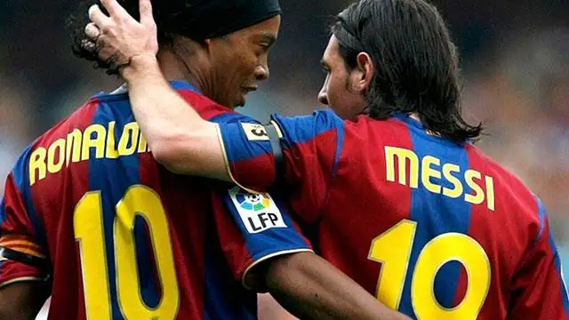 Ronaldinho: "Messi no es el mejor de la historia, sí de su época"