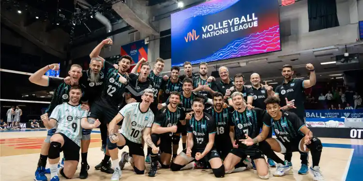 Argentina ganó su debut por la VNL