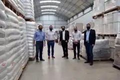 Bahillo firmó convenios para el Área Industrial