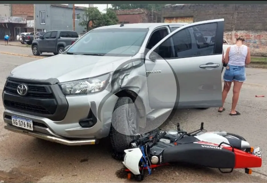 En estado. Reservado, se encuentra el motociclista que protagonizó el siniestro vial ayer