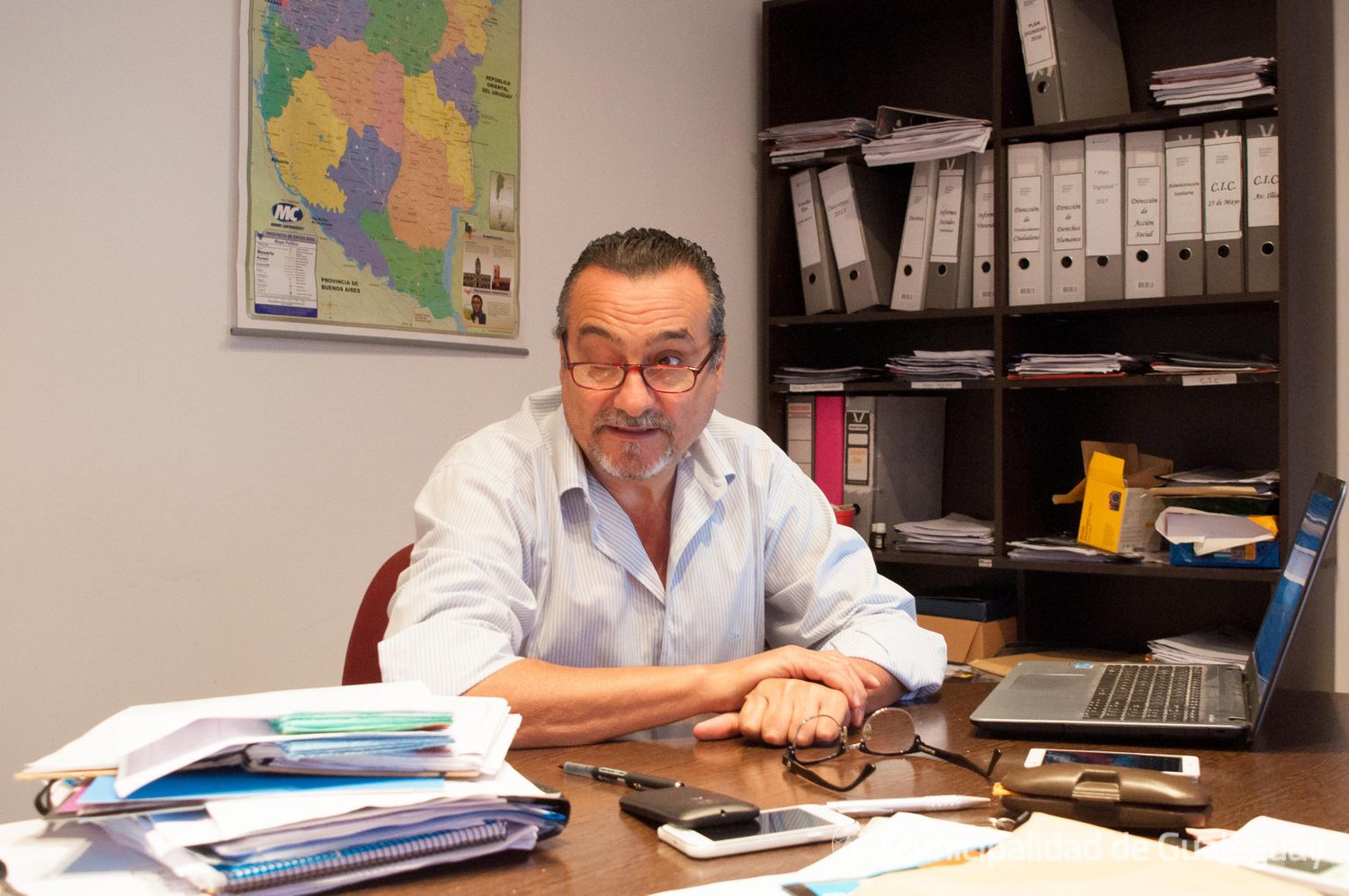Eduardo Della Giustina apoyó a Schenider