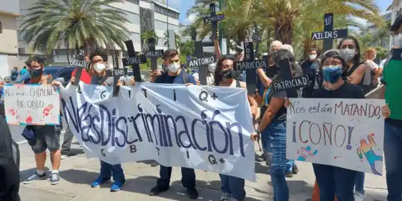 Venezolanos protestan contra asesinatos de personas la comunidad LGBTI