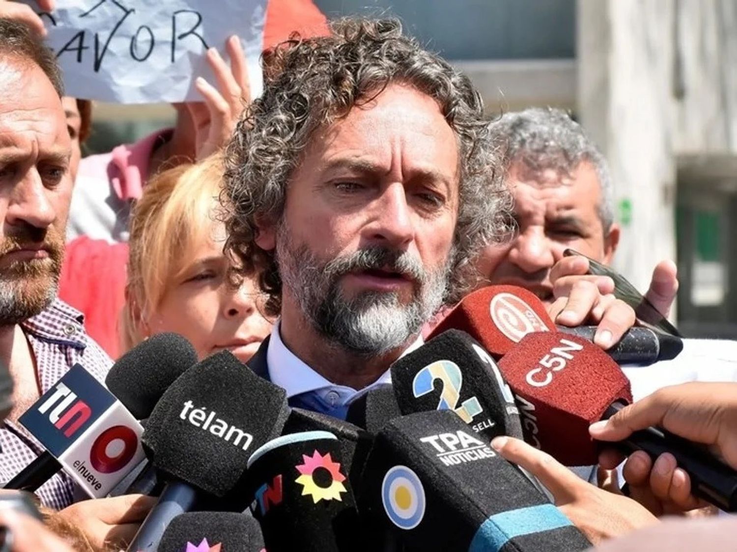 “El juicio fue usado como un set de filmación”, señaló Améndola