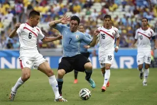 Mundial 2014: Uruguay perdió 3 a 1 con Costa Rica