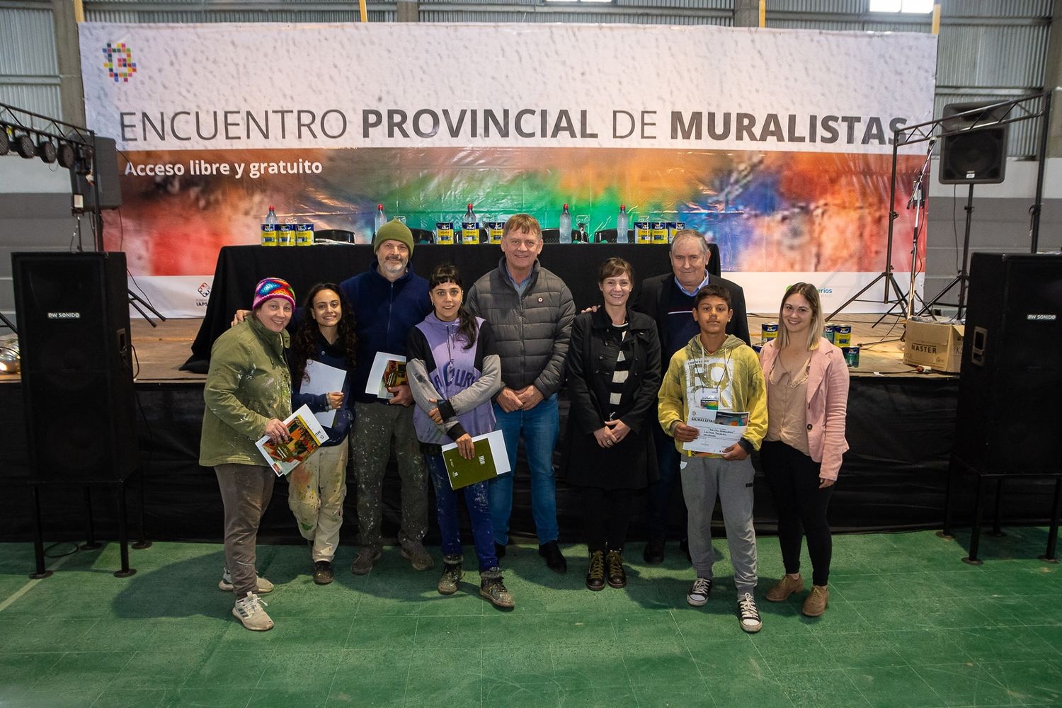 Se realizó la apertura al Primer Encuentro de Muralistas de Entre Ríos