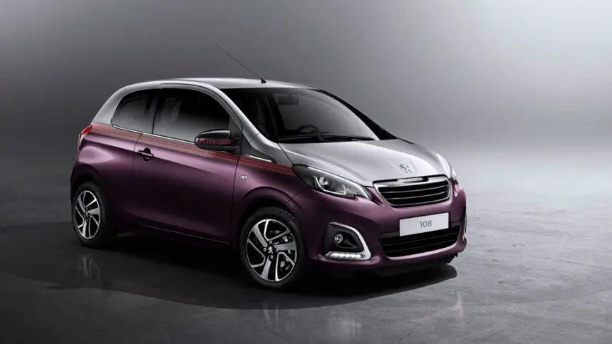 Nuevo Peugeot 108 con acabado bicolor, el más liviano del mercado