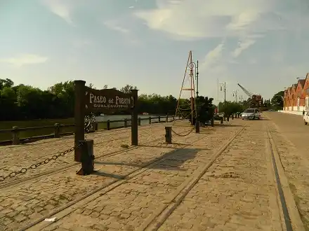Comenzaron los trabajos de mejoramiento en el Paseo del Puerto