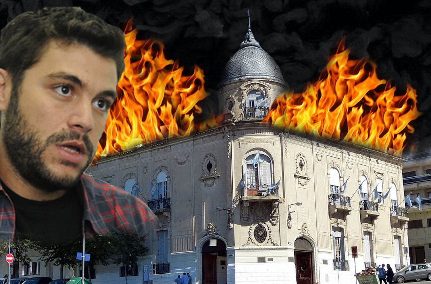 «Cuando la gente venga a prender fuego este lugar yo voy a estar con la gente y la nafta»