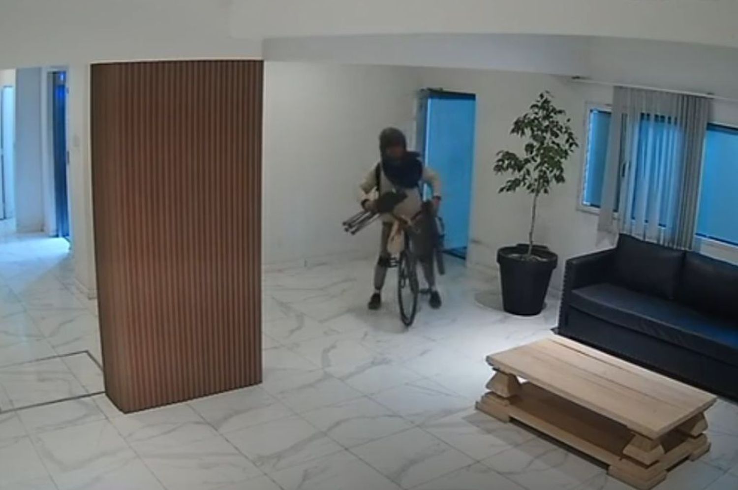 Robo en edificio céntrico