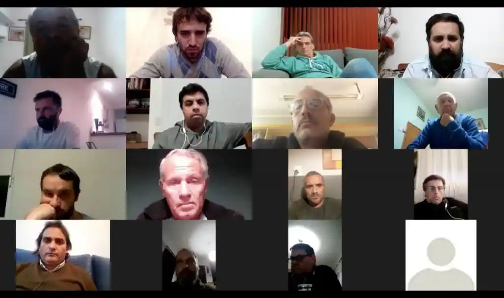 Los presidentes de los clubes de fútbol tandilenses mantuvieron una reunión virtual