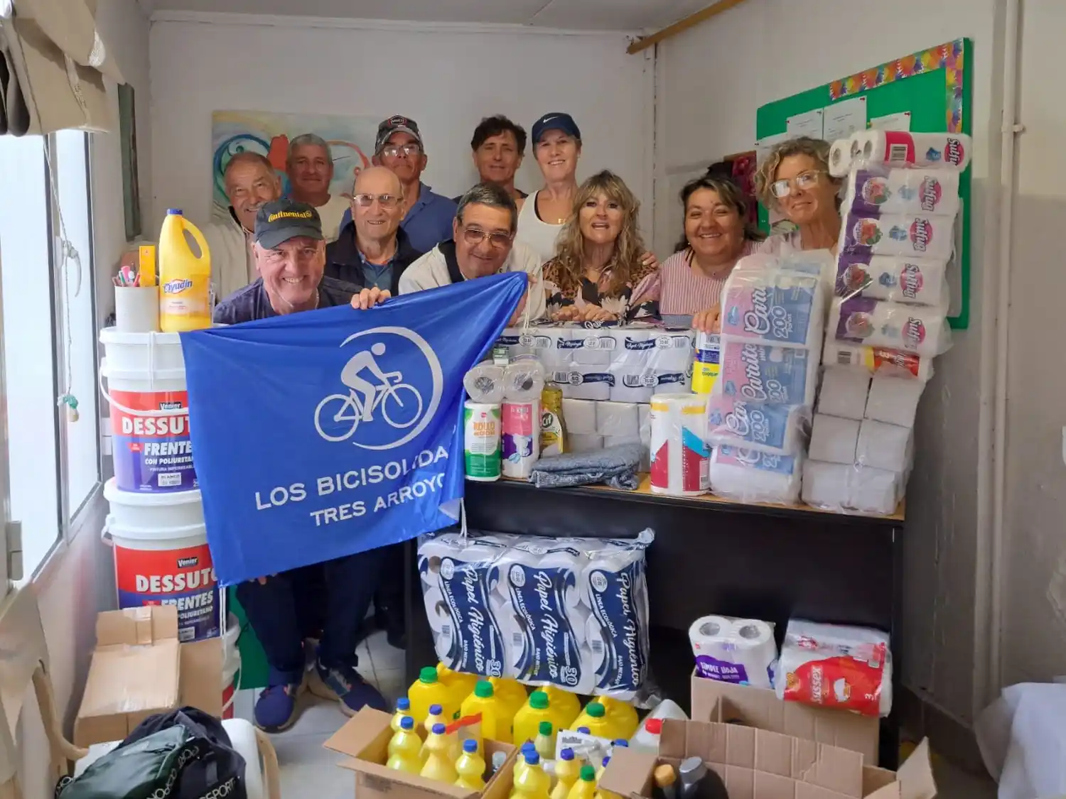 Los Bicisolidarios entregaron donaciones del mes de Octubre