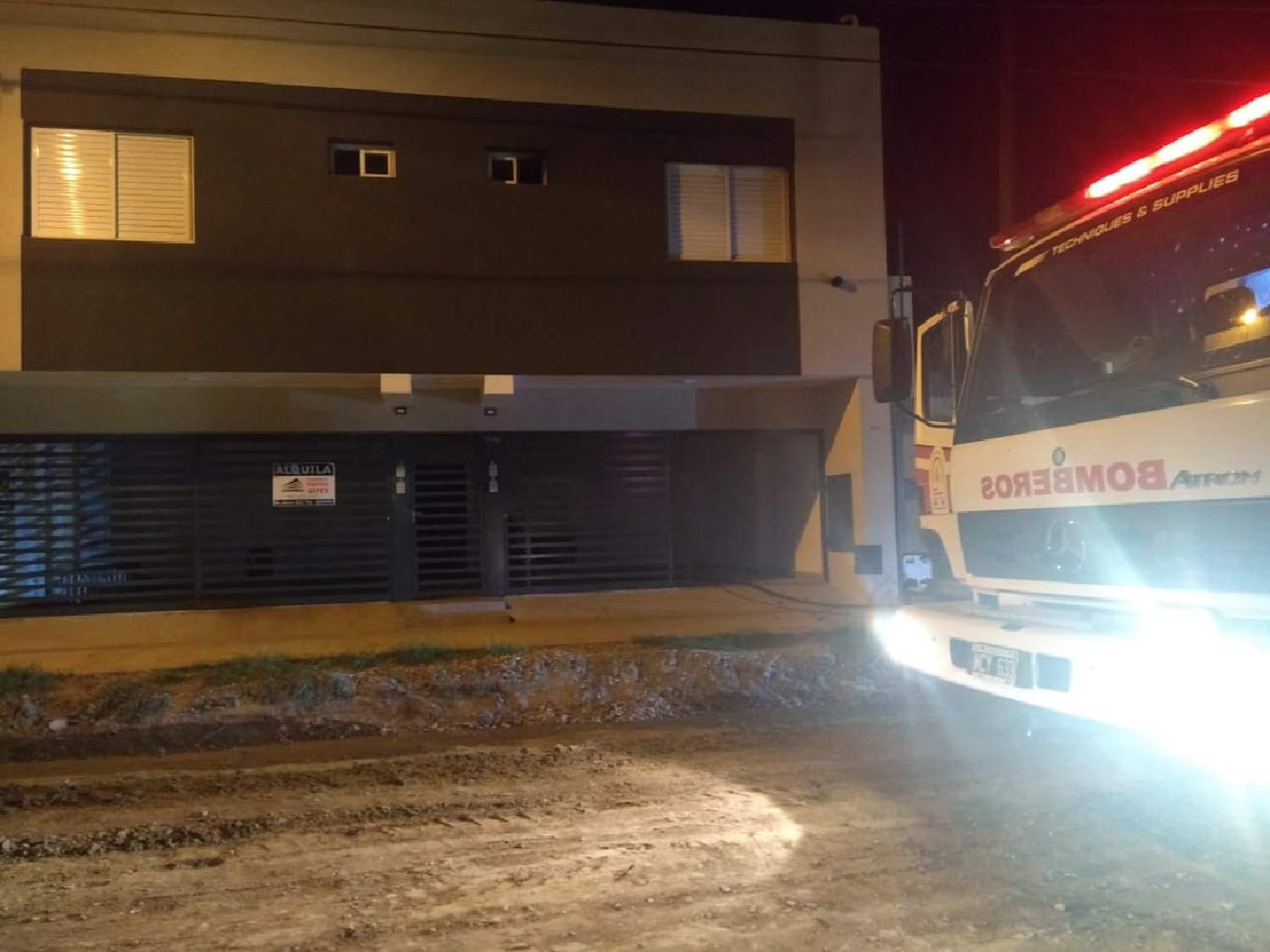 Se incendió un departamento en barrio 20 de Junio