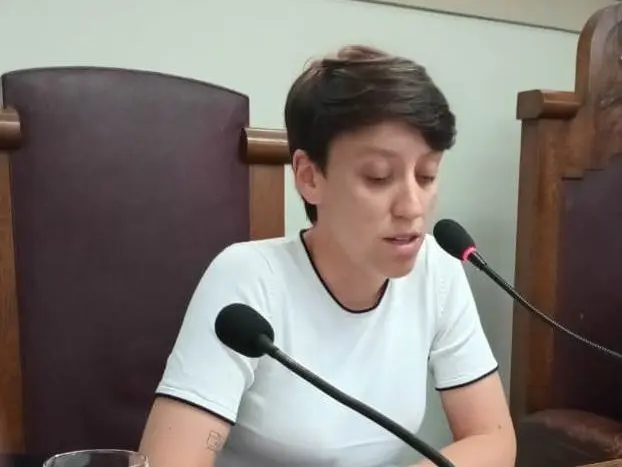 La intendenta Lucía Gómez