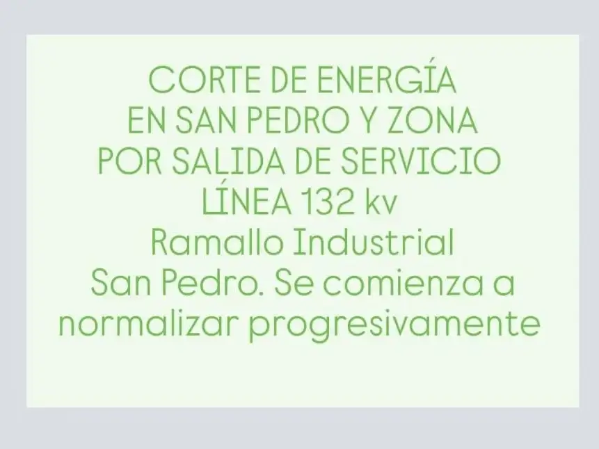 corte de luz