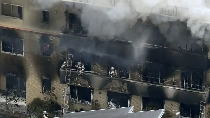 Un pirómano incendió un estudio de anime en Japón: hay al menos 24 muertos