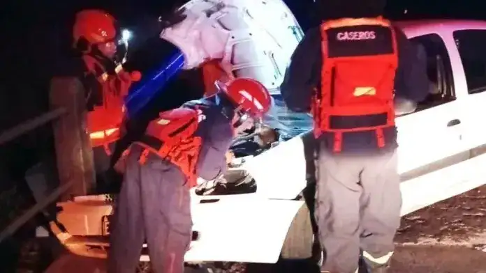 Un automovilista se accidentó en la Ruta 39 y debió ser trasladado al hospital