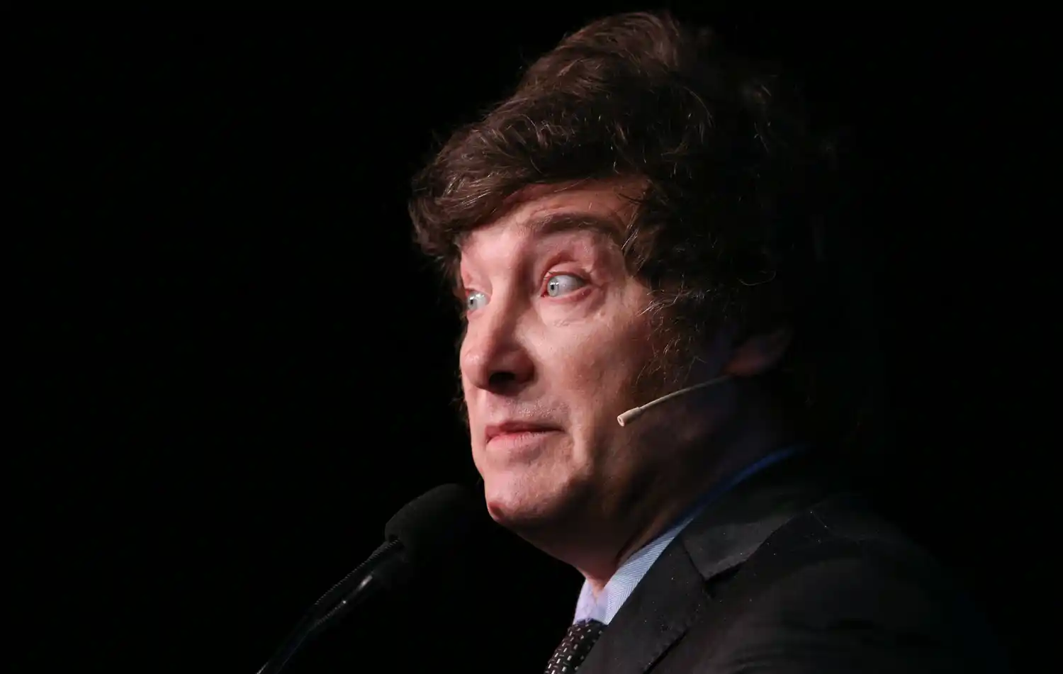 El candidato presidencial de La Libertad Avanza, Javier Milei.