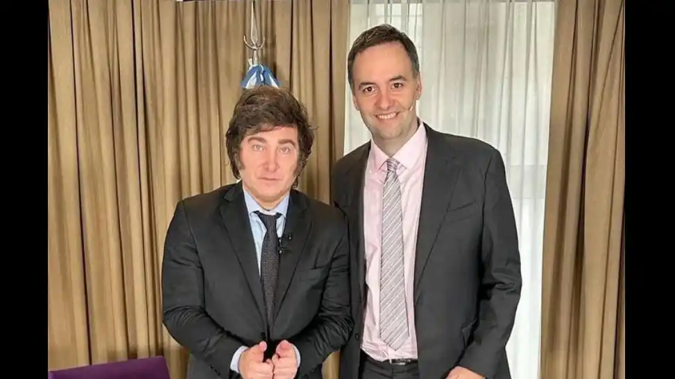 Milei se reunió con Adorni en la Quinta de Olivos.