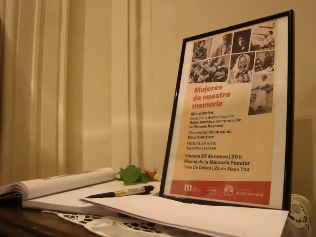 Presentaron la muestra fotográfica “Mujeres de nuestra Memoria” en Casa De Deken