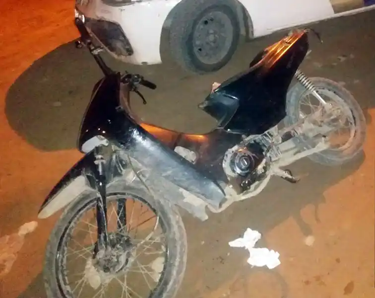 Un menor de 16 años atrapado con un motocicleta sustraída