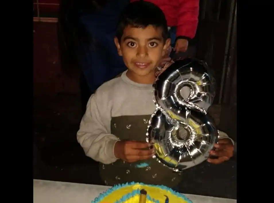 Dylan Sosa cumplió 8 años