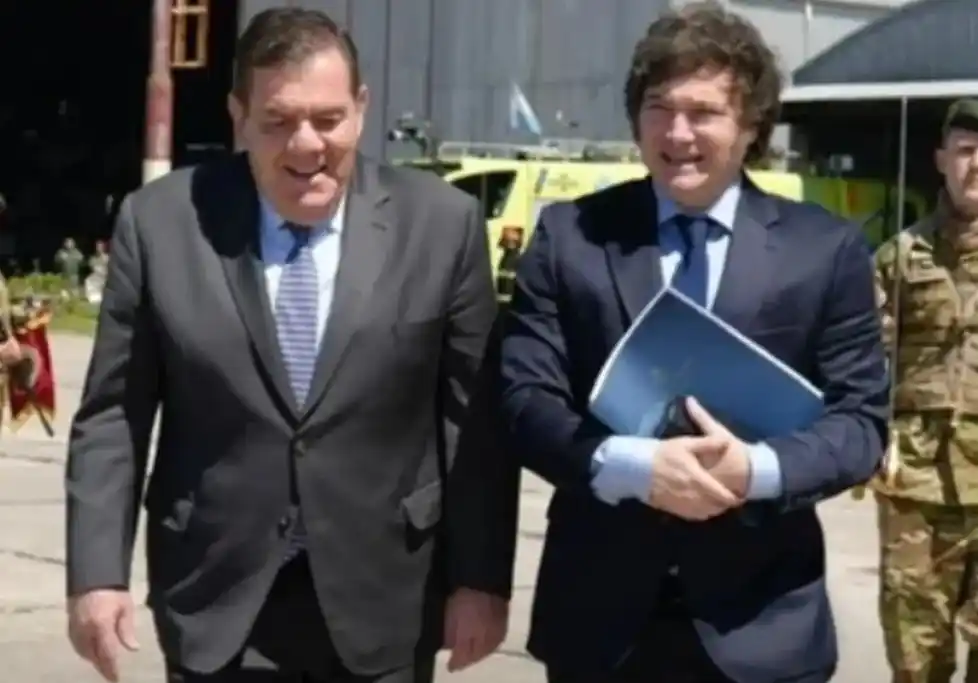 Guillermo Montenegro y Javier Milei