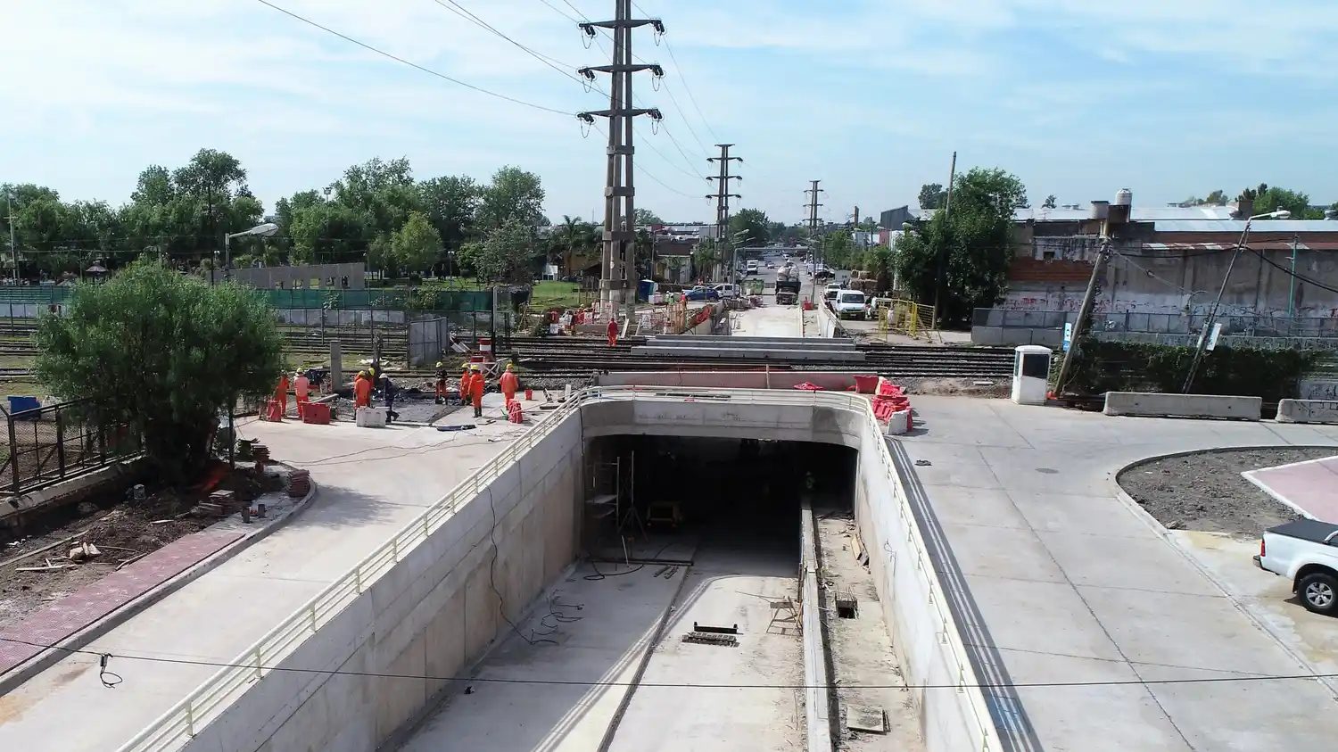 Cada vez falta menos: Las obras en el paso bajo nivel de San Fernando ya se encuentran en su última etapa