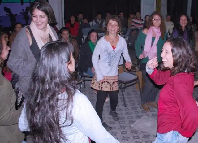 Peña bailable en la Cooperativa de Artistas

