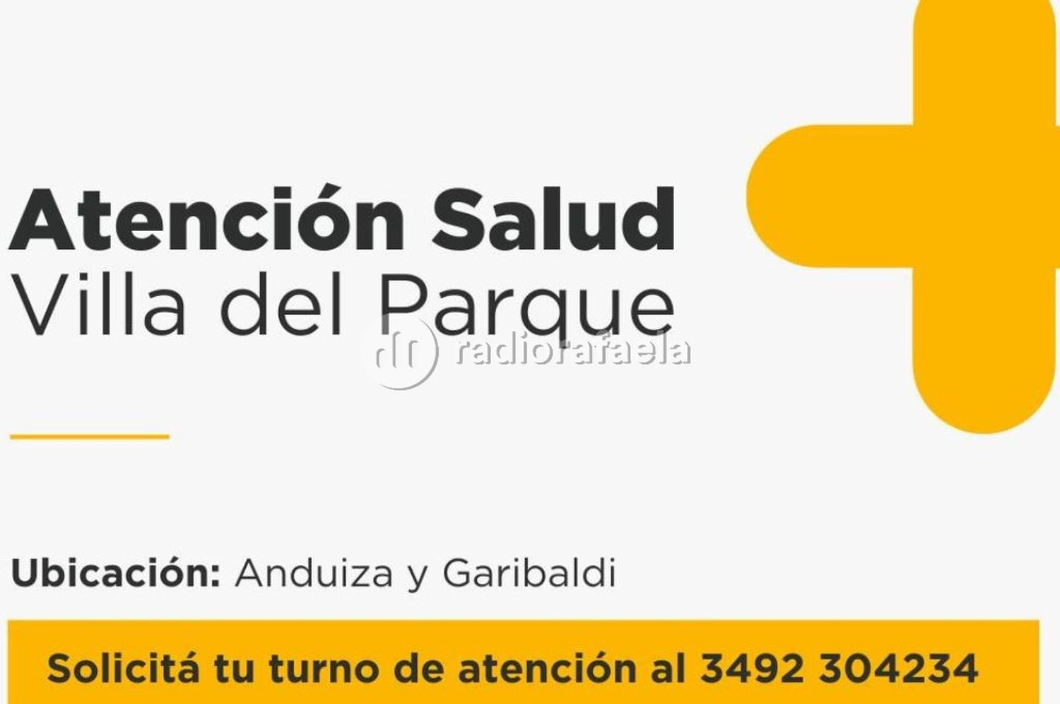 Rafaela refuerza la atención primaria en Villa del Parque con servicios médicos y de nutrición