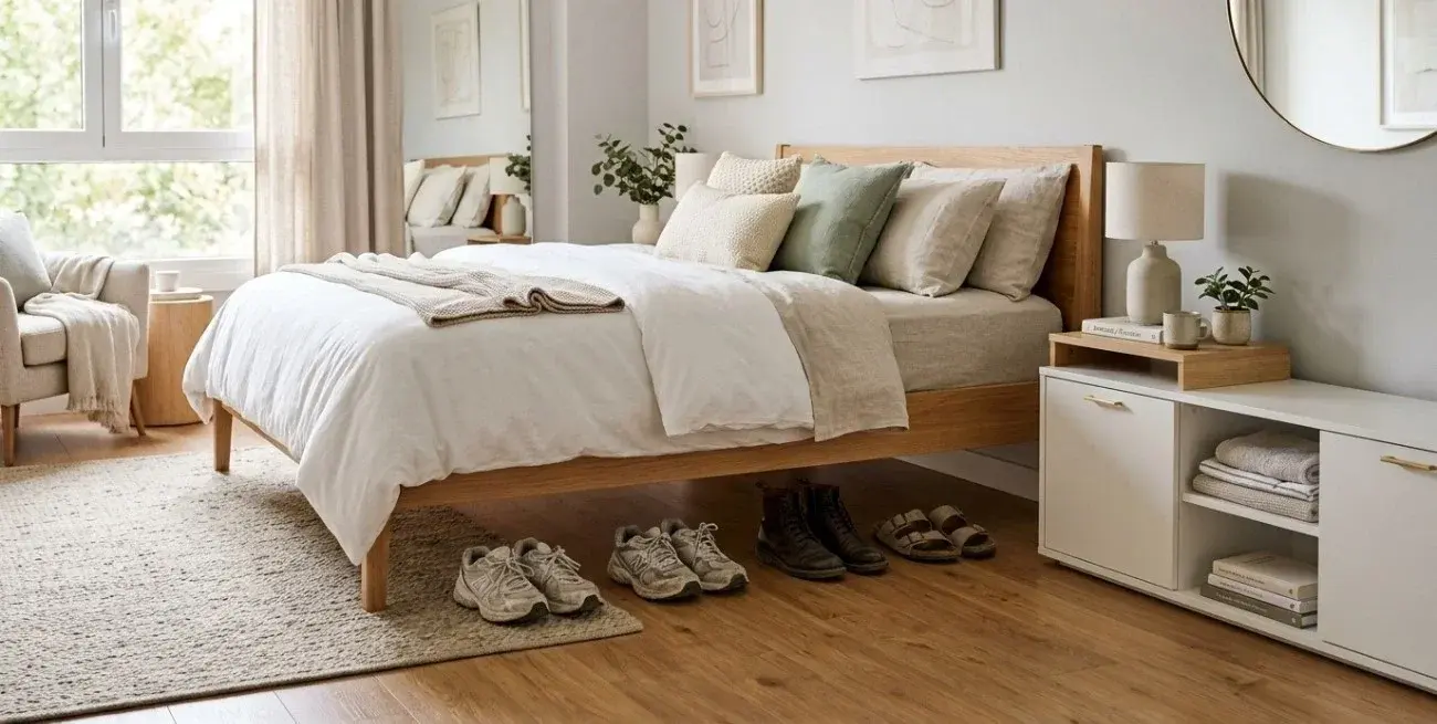 Feng Shui: por qué recomienda no guardar zapatos debajo de la cama