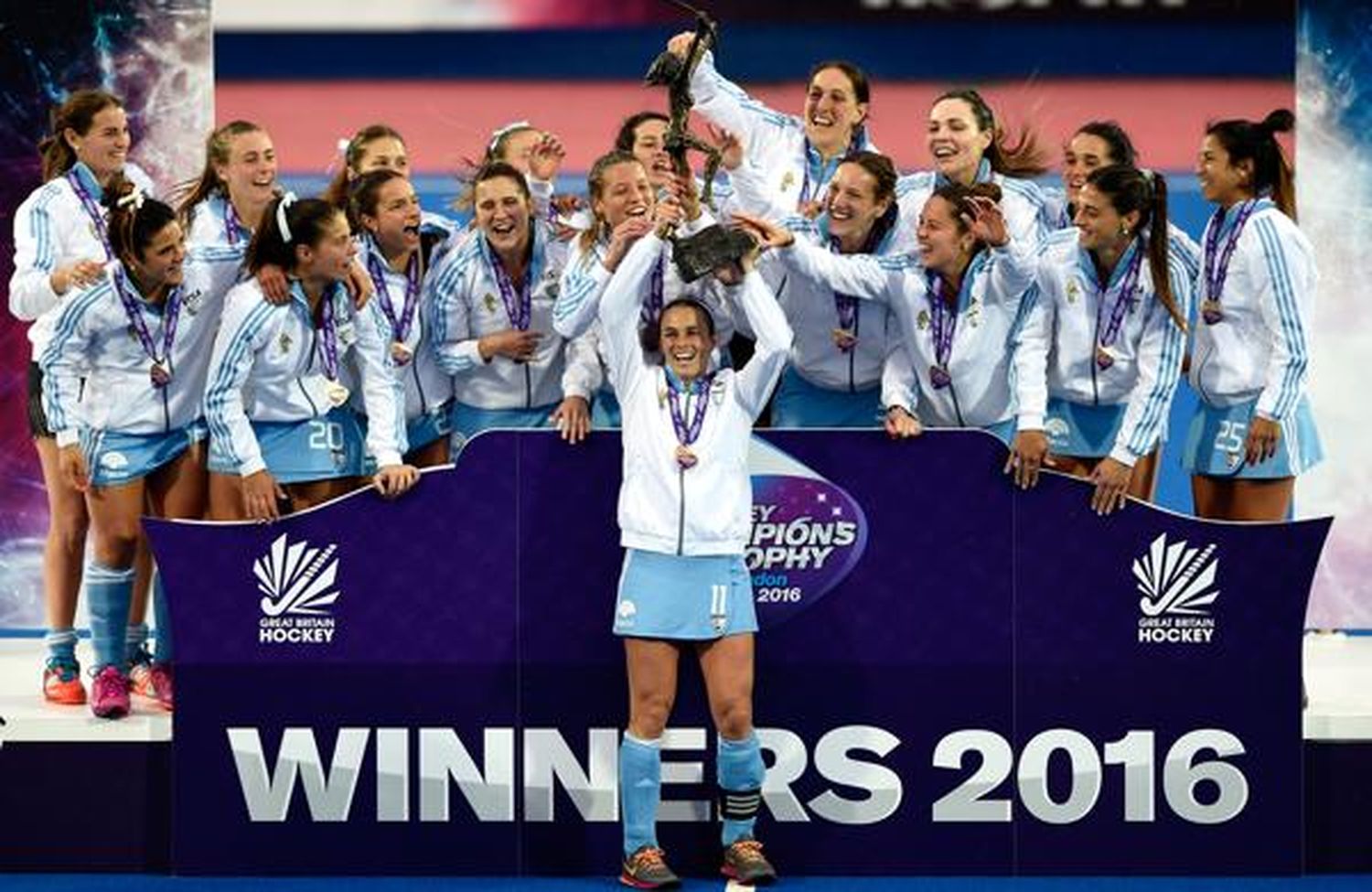Las Leonas, tricampeonas del Champions Trophy
