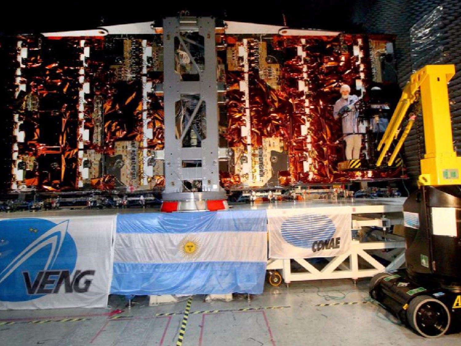 En Córdoba, está casi lista la antena para el Saocom B1