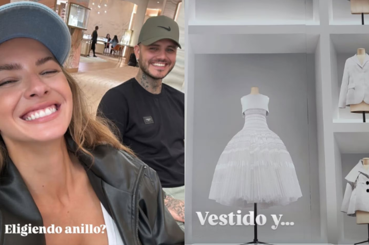 La China Suárez e Icardi huyeron de las cámaras en un shopping de Palermo