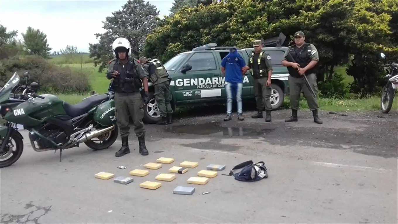 Incautan 13 kilos de cocaína en un micro que iba hacia Mar del Plata