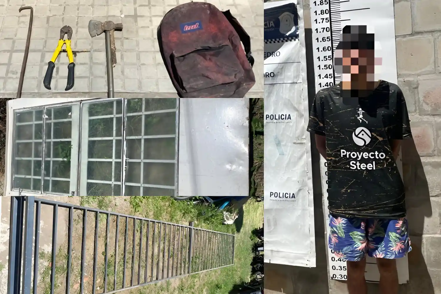 Con apenas 25 años, Bruno Gómez tiene una vasta trayectoria delictiva.